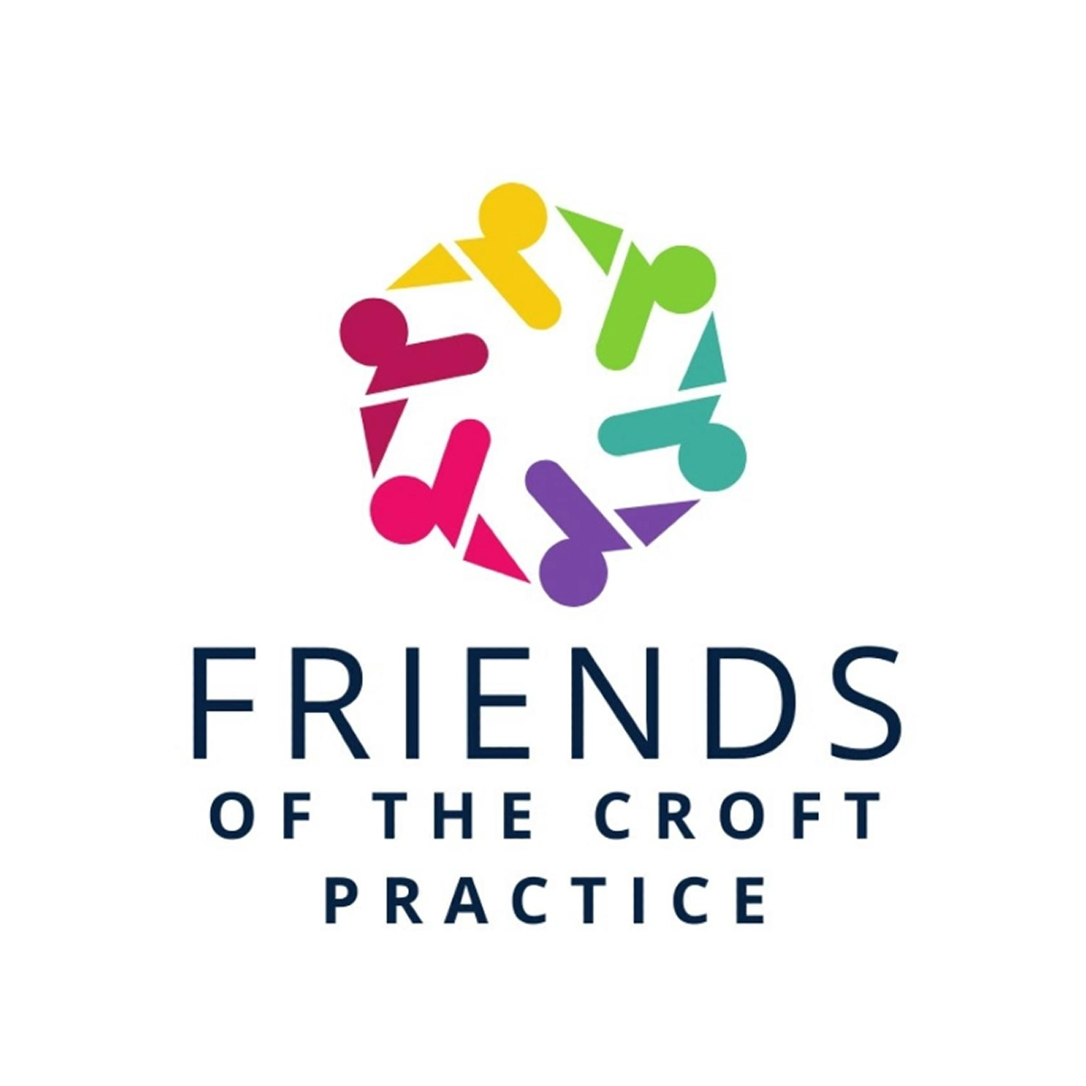 Image of the Friends of Croft logo showing a graphic of people putting their hands in a circle.